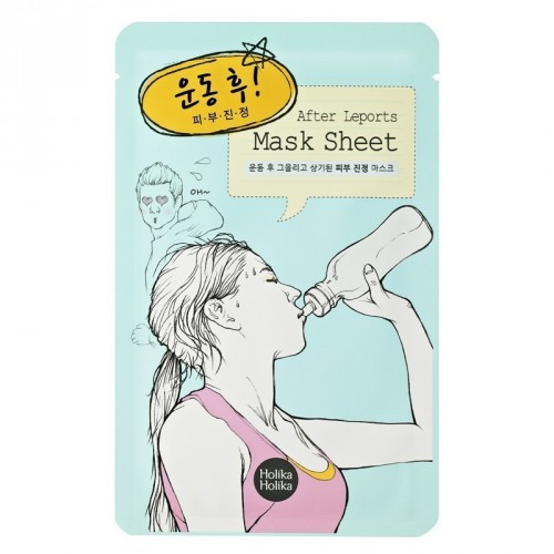 Holika Holika After Mask Sheet After Working Out veido kaukė, 16ml