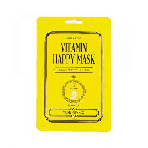 Kocostar Vitamin Happy Mask Veido kaukė su vitaminu C, 1vnt.