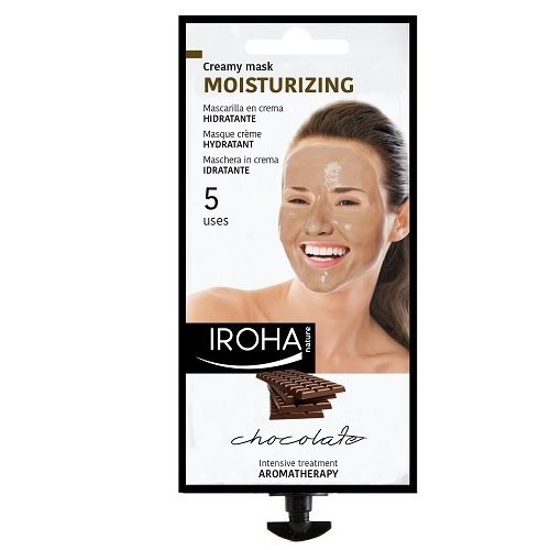 IROHA Moisturizing Drėkinamoji veido kaukė su kakava, 25ml