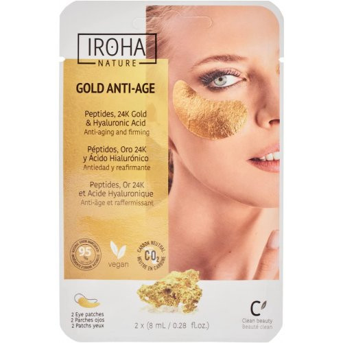 IROHA Divine Collection Foil Tissue Patches Extra Firmness Stangrinamoji paakių kaukė, 2 vnt.