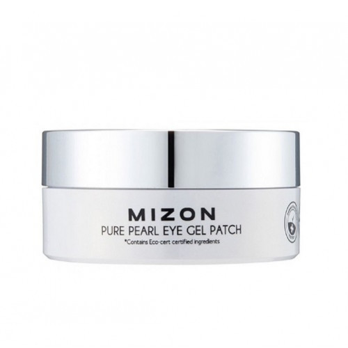 Mizon Pure Pearl Eye Gel Patch Hidrogelio paakių pagalvėlės su baltaisiais perlais, 60vnt.