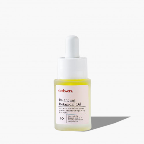 Skinlovers Balancing Botanical Oil Veido odos aliejus su kanapėmis, 15ml