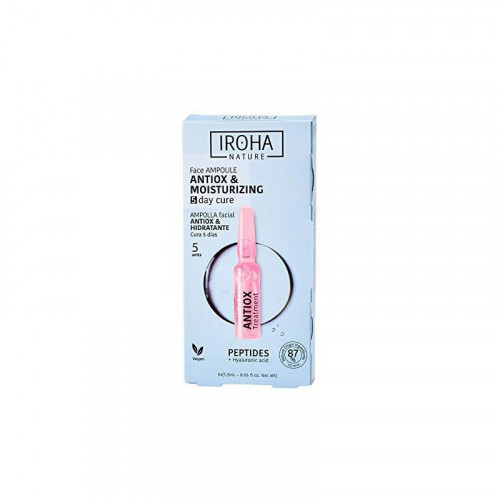 IROHA Energy Antioxidant Treatment Ampoule Shot Veido odos ampulės su peptidais, 5x15ml