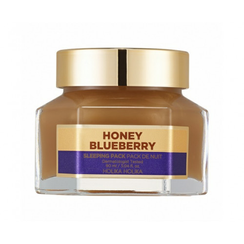 Holika Holika Honey Sleeping Pack Blueberry naktinė veido kaukė, 90ml