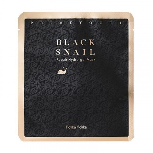 Holika Holika Black Snail Repair Hydro Gel Mask Veido kaukė, 25g