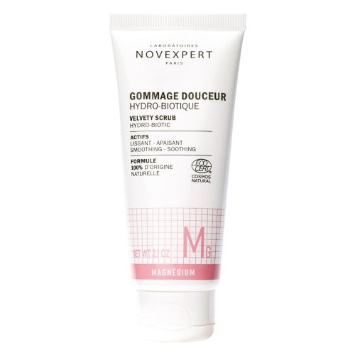 Novexpert Velvety Scrub Hydro-Biotic Švelnus kreminis veido šveitiklis su magniu, 60ml