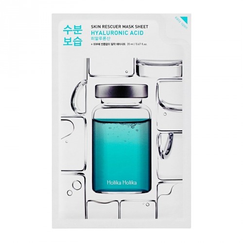 Holika Holika Skin Rescuer Mask Sheet Hyaluronic Acid veido kaukė, 20ml