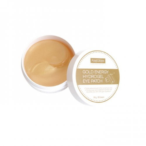 Purederm Gold Energy Hydrogel Paakių kaukė, 60vnt.