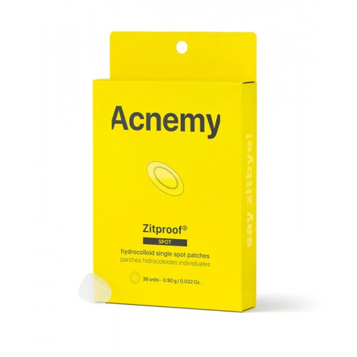 Acnemy Zitproof Hydrocolloid Single Spot Patches Pleistrai spuogams, 36vnt