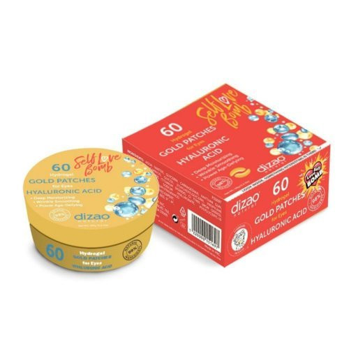 Dizao Hydrogel Eyepatch Hyaluronic Acid Hidrogeliniai paakių padeliai, 60vnt.