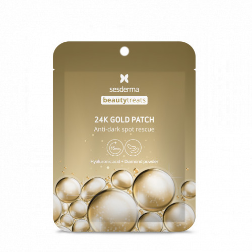 Sesderma Beauty Treats 24K Gold Patch Paakių kaukės, 1 pora