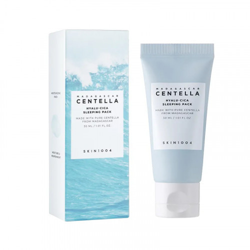 SKIN1004 Madagascar Centella Hyalu-Cica Sleeping Pack Naktinė veido kaukė su hialuronu ir centele, 30ml