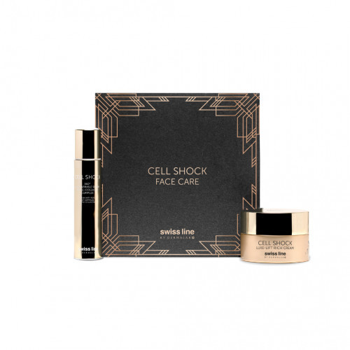 Swiss Line Cell Shock Face Care Kit Brandžios odos veido priežiūros priemoių rinkinys, Rinkinys