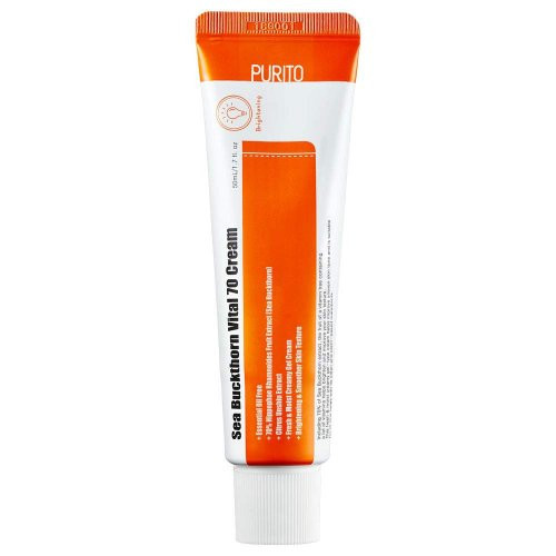 Purito Sea Buckthorn Vital 70 Cream Veido kremas su šaltalankiais, 50ml