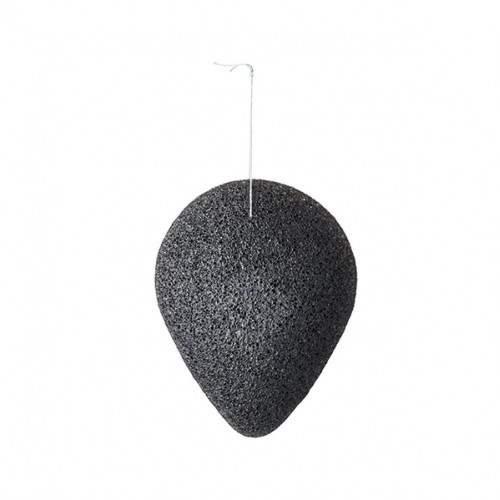 Purito Bamboo Charcoal Konjac Sponge Kempinėlė veidui su aktyvinta anglimi, 1 vnt.