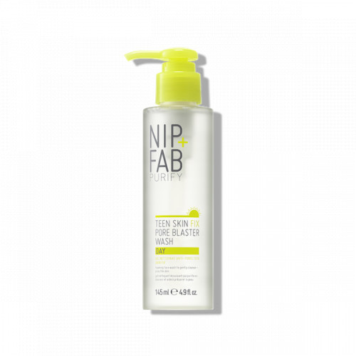 NIP + FAB Teen Skin Fix Pore Blaster Wash Day Veido prausiklis probleminei odai, 145ml