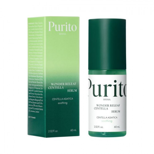 Purito Wonder Releaf Centella Serum Atkuriamasis veido serumas, 60ml