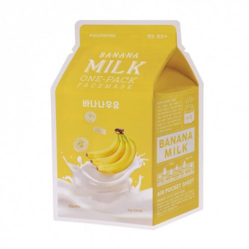 A'pieu Banana Milk One-Pack Veido kaukė, 1 vnt.