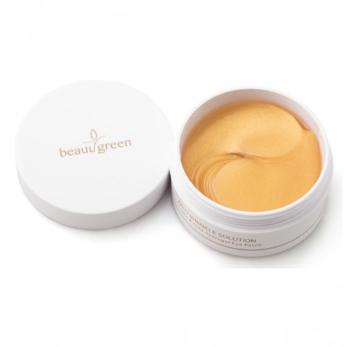 BeauuGreen Collagen Gold Hydrogel Eye Patch Hidrogelio paakių pagalvėlės su auksu ir kolagenu, 60vnt.