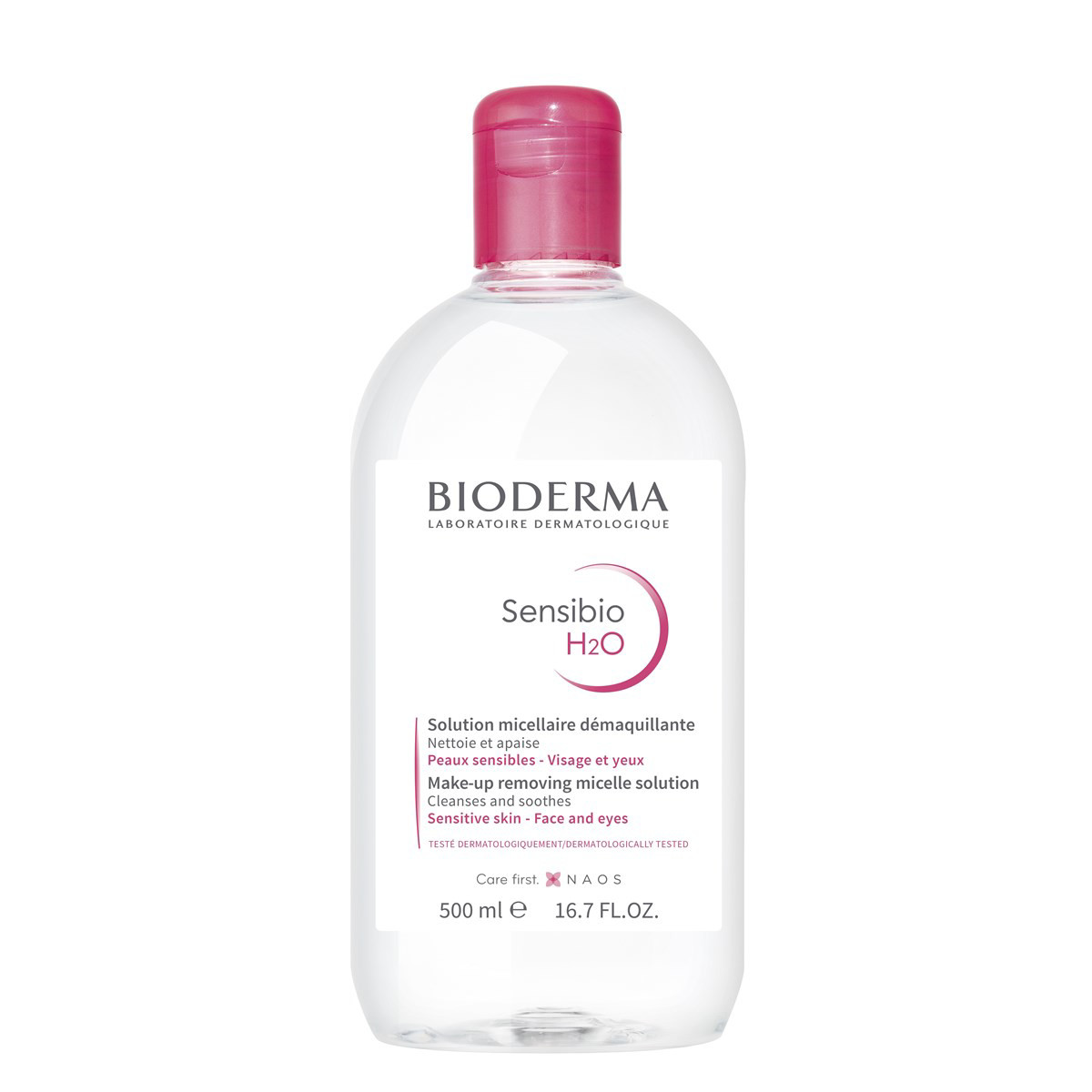 BIODERMA SENSIBIO H2O, micelinis valomasis vanduo, 500 ml