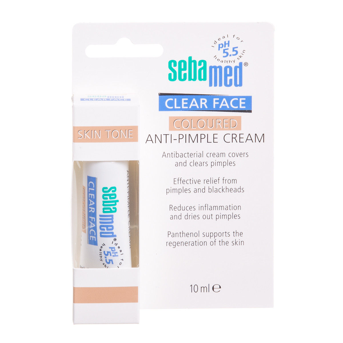 SEBAMED CLEAR FACE, maskuojamasis kremas nuo spuogų, 10 ml