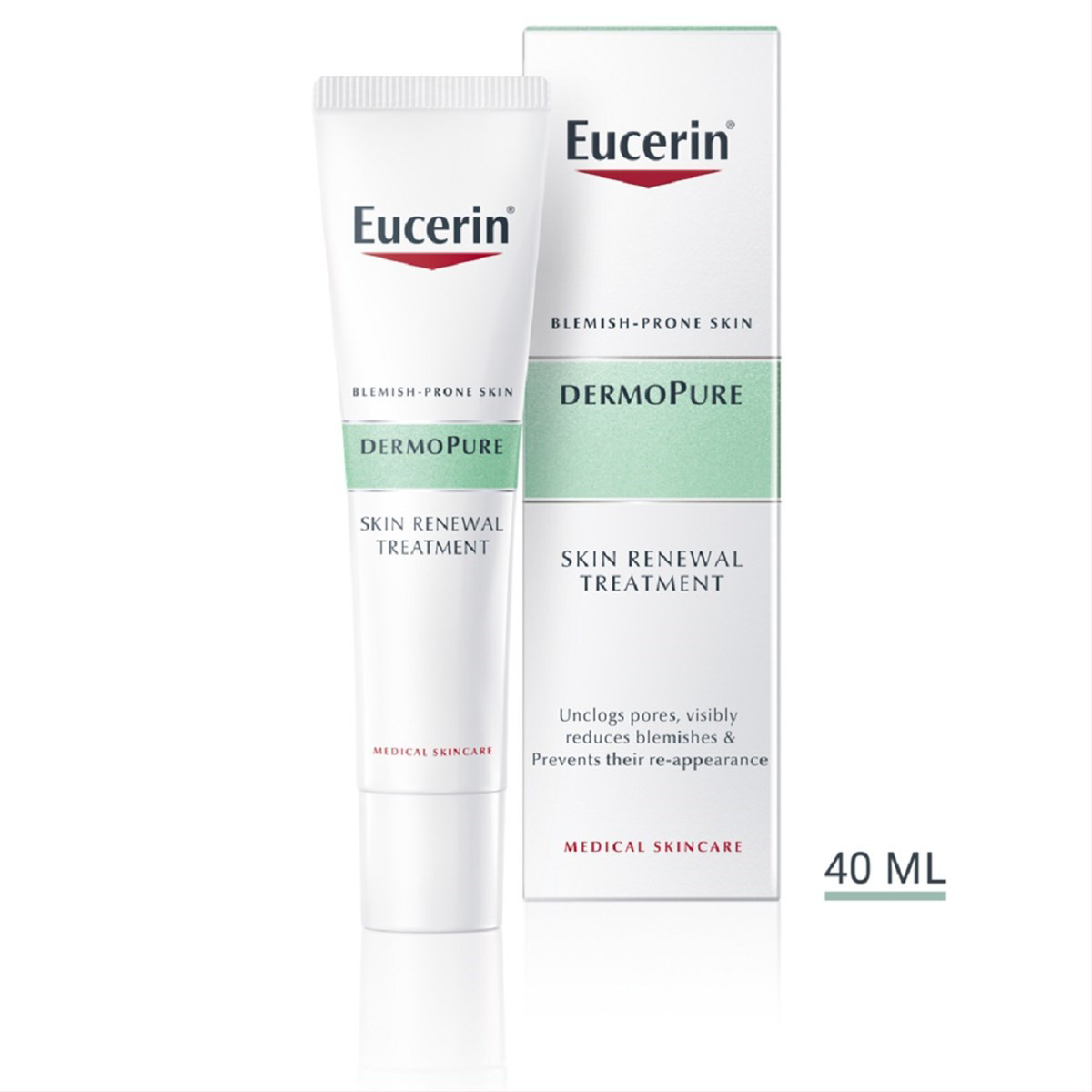 EUCERIN DERMOPURE, atkuriamasis serumas į aknę linkusiai odai, 40 ml