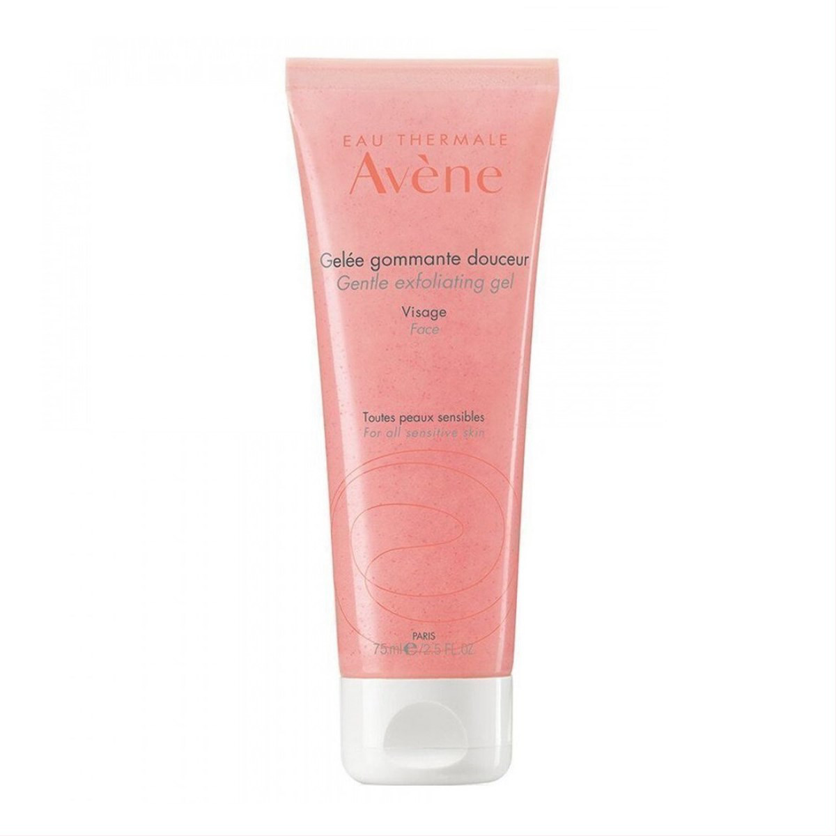 AVENE, šveitiklis veidui, švelnus, 75ml