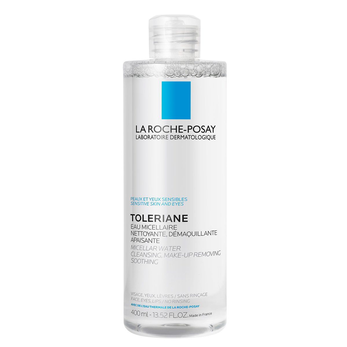 LA ROCHE POSAY TOLERIANE, micelinis vanduo jautriai odai, 400 ml