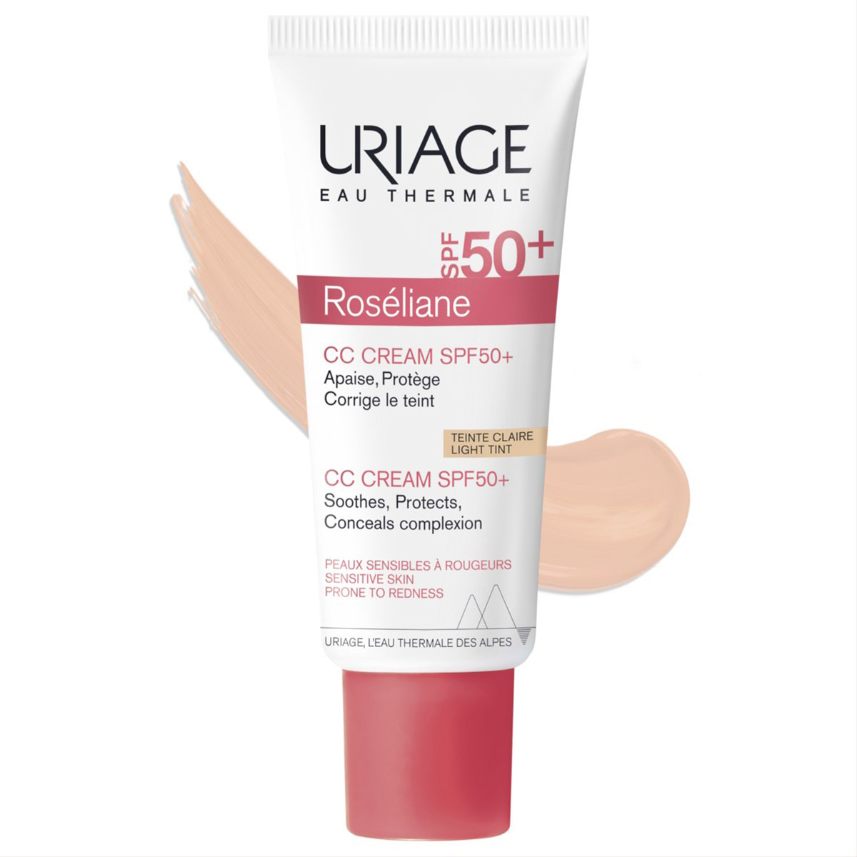 URIAGE ROSELIANE, CC kremas, universalus toninis, koreguojamasis, SPF50, 40ml