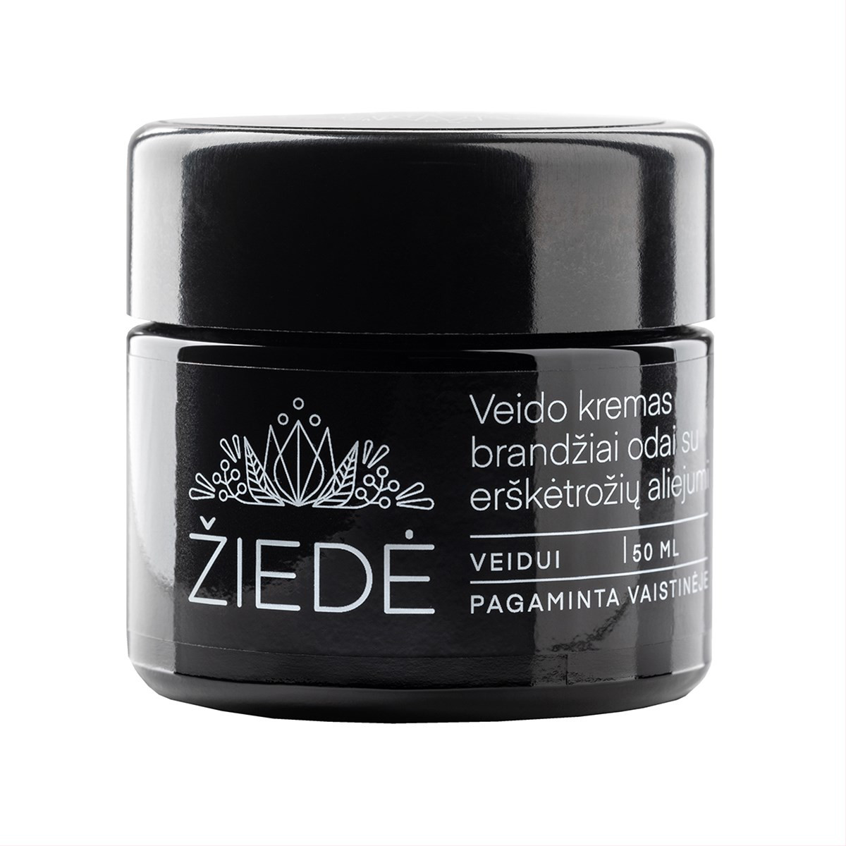 ŽIEDĖ, veido kremas brandžiai odai su erškėtrožių aliejumi, 50 ml