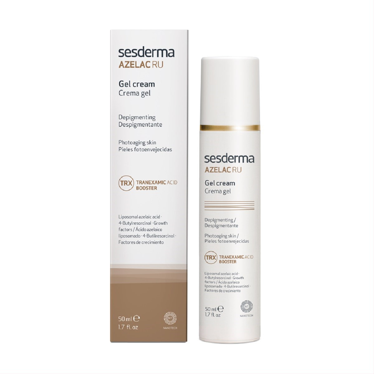 SESDERMA AZELAC RU gelinis kremas esant pigmentacijai, 50ml
