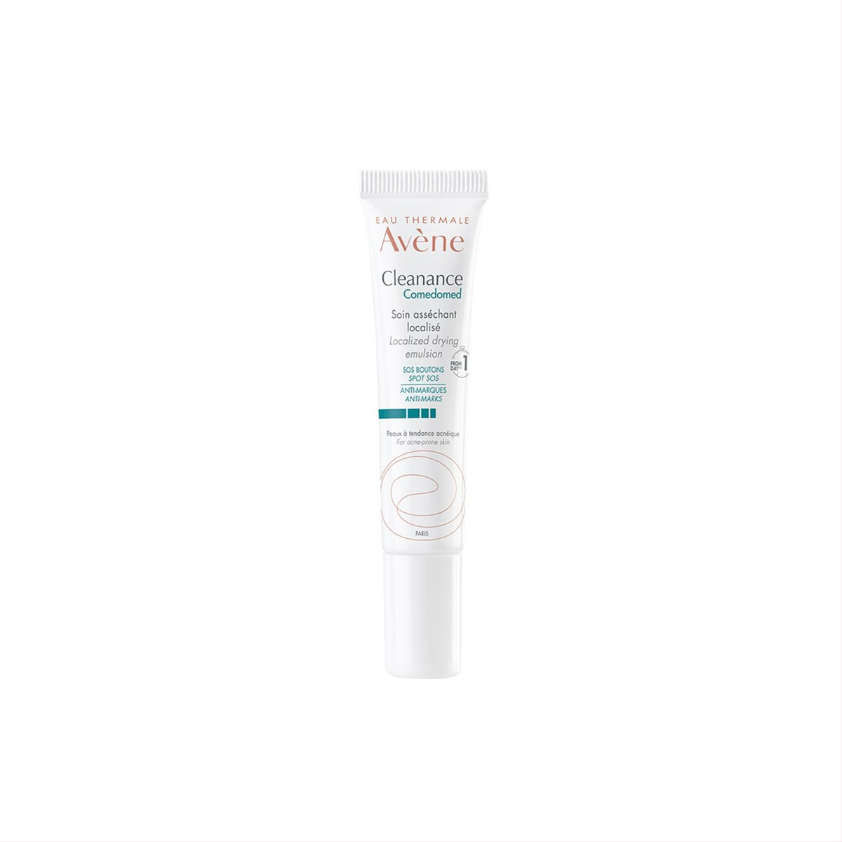 AVENE CLEANANCE COMEDOMED,  emulsija spuogams, vietinio poveikio.,15ml