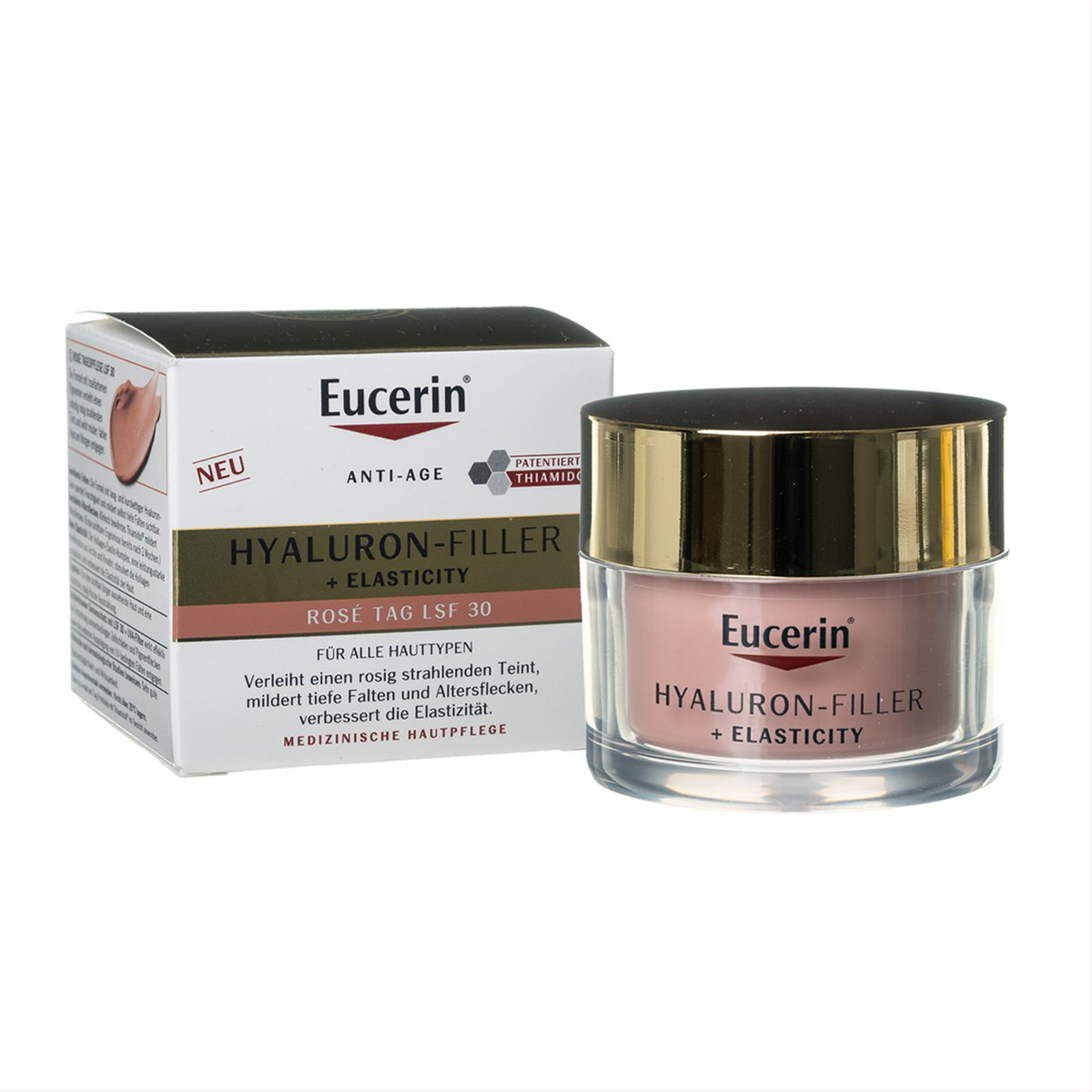 EUCERIN HYALURON-FILLER + ELASTICITY, dieninis kremas, SPF 30, 50 ml