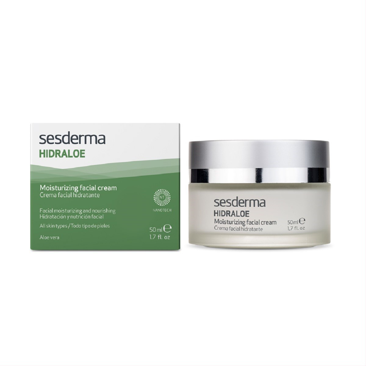 SESDERMA HIDRALOE, drėkinamasis kremas, 50ml