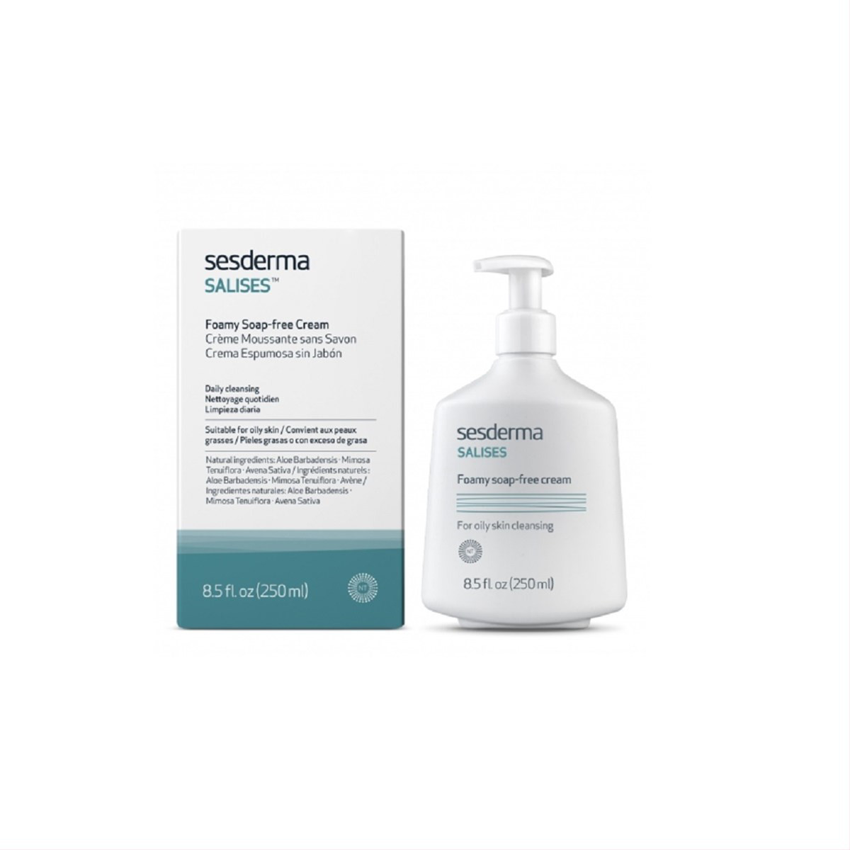 SESDERMA SALISES, bemuilis putojantis prausiklis, 250ml