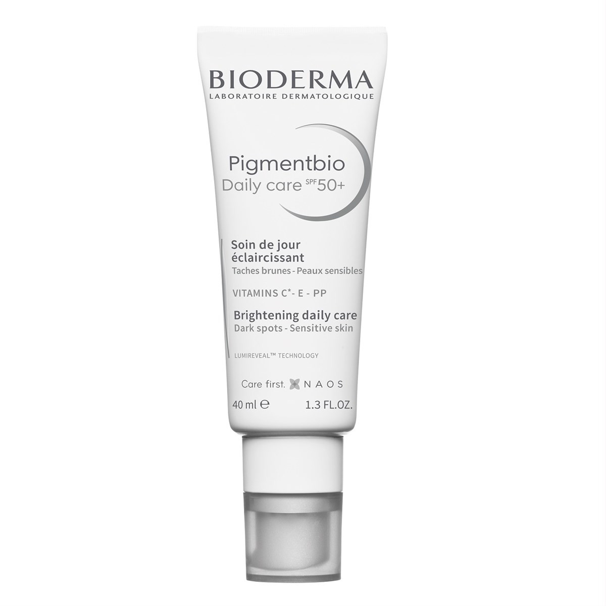 BIODERMA PIGMENTBIO DAILY CARE, dieninis šviesinamasis kremas, SPF 50+, 40 ml