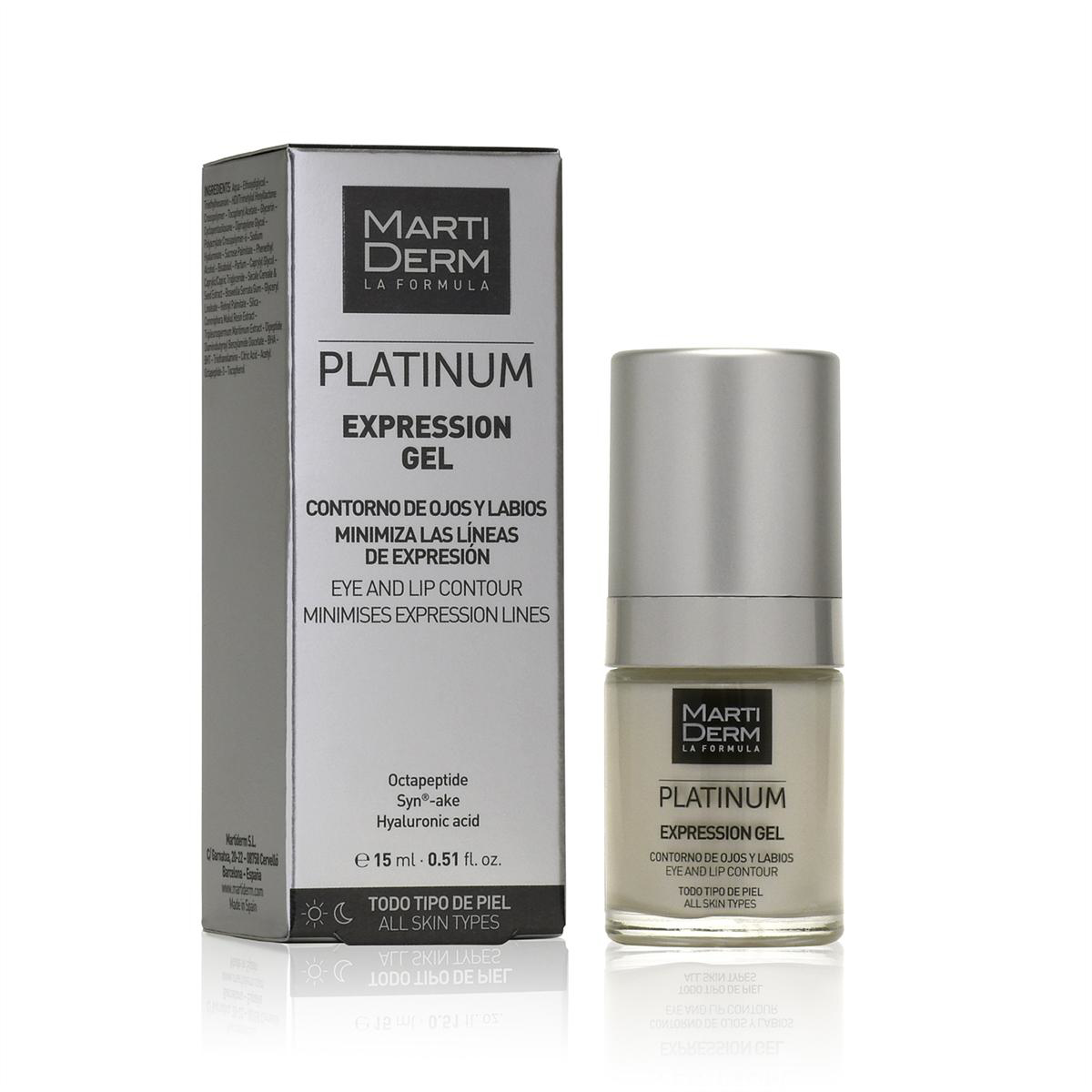 MARTIDERM EXPRESSION, gelinis kremas akių ir lūpų kontūrui, 15 ml