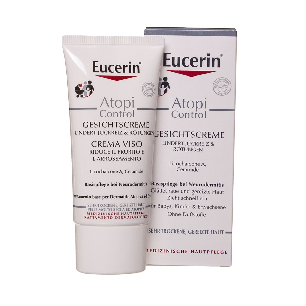 EUCERIN ATOPICONTROL, veido kremas, 50 ml