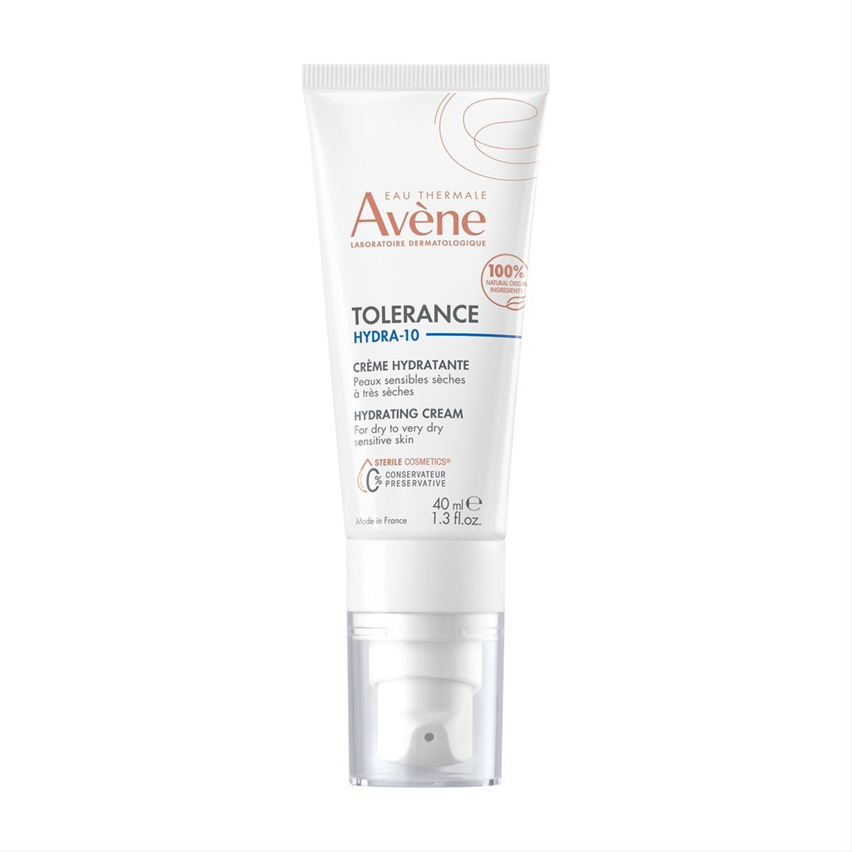 AVENE TOLERANCE HYDRA-10, drėkinamasis kremas, 40ml