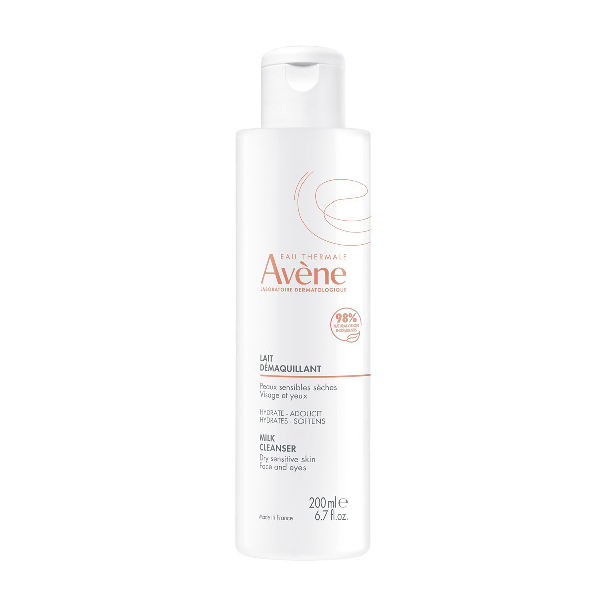 AVENE, švelnus valomasis pienelis, 200ml