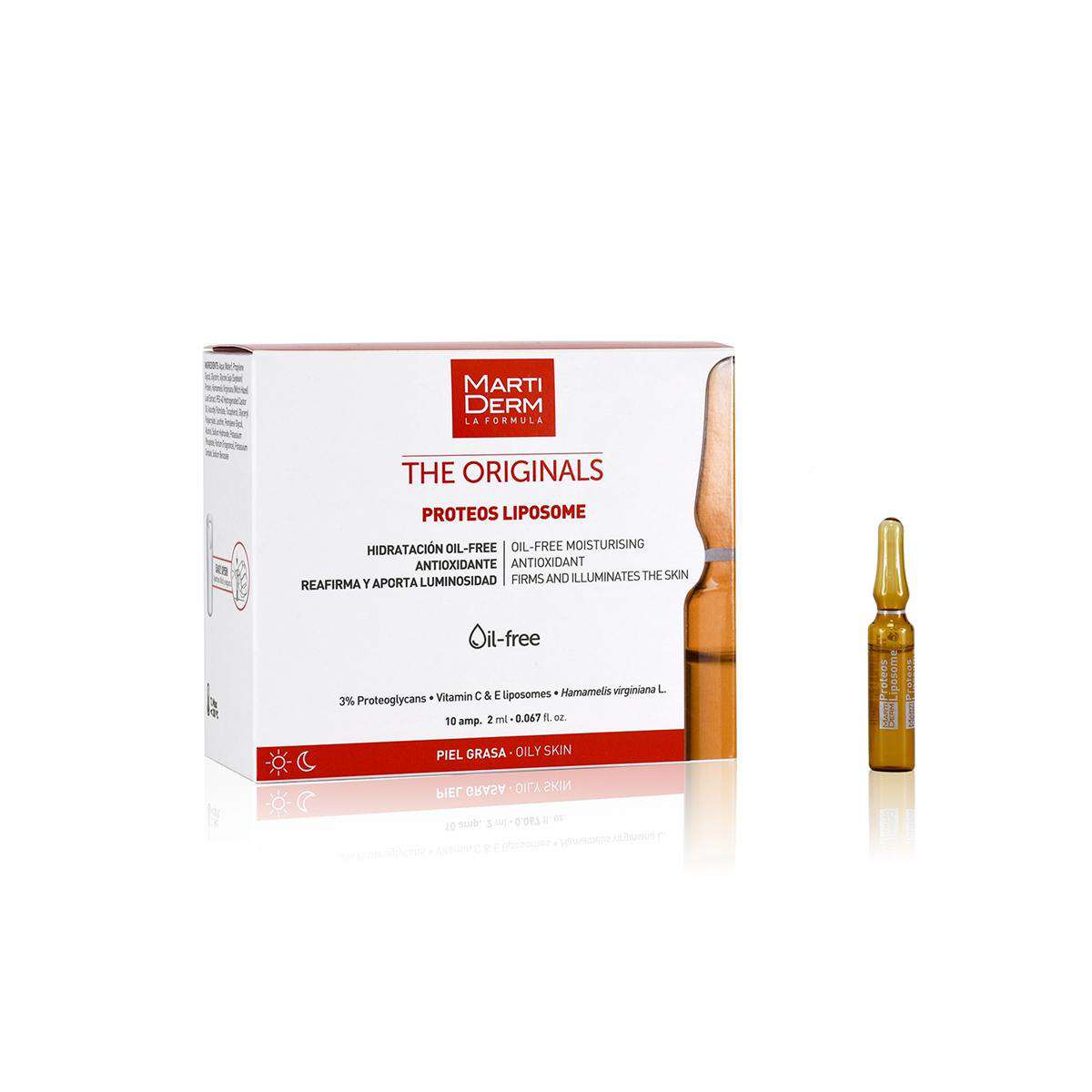 MARTIDERM PROTEOS LIPOSOME, ampulės veido odai su liposomomis, 10 amp.