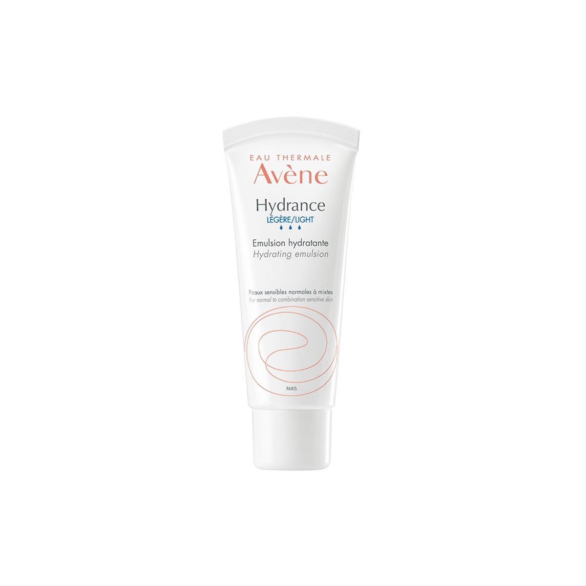AVENE HYDRANCE LIGHT, emulsija normaliai, mišriai odai, 40 ml