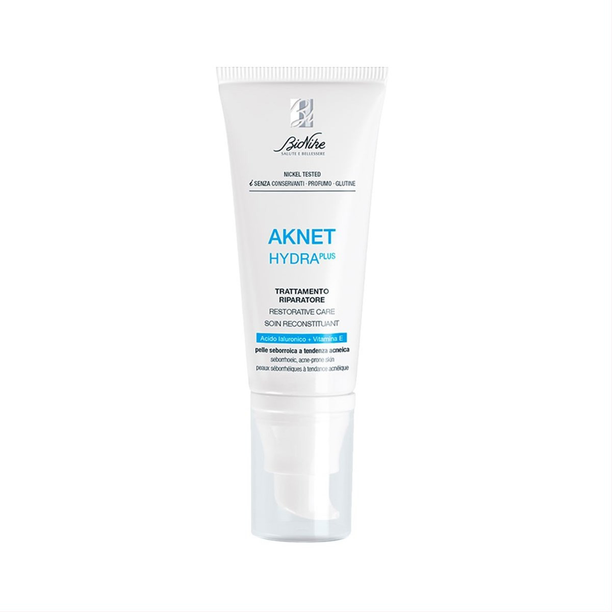 BIONIKE AKNET HYDRA PLUS atkuriamasis drėkinamasis gelinis kremas riebiai odai, 40 ml