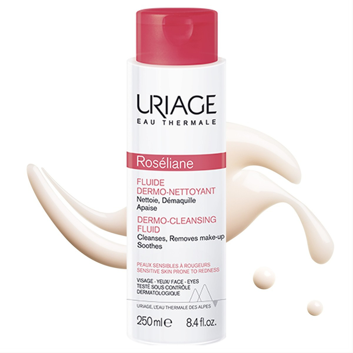 URIAGE ROSELIANE, emulsija veidui valyti, 250 ml