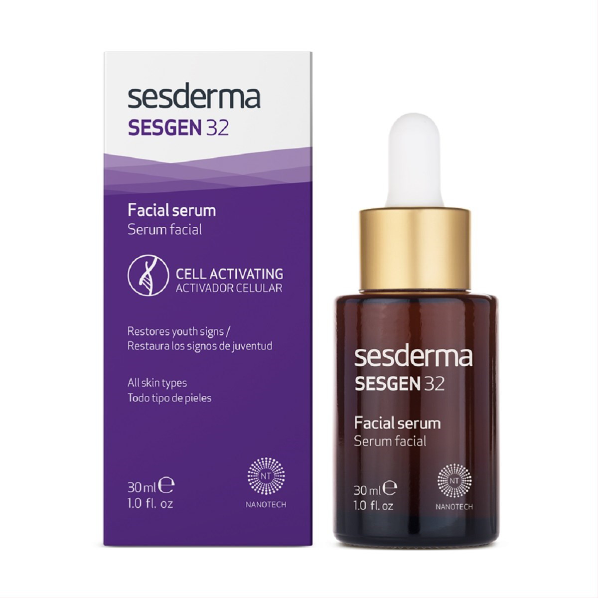 SESDERMA SESGEN 32, ląsteles apsaugantis serumas, 30 ml