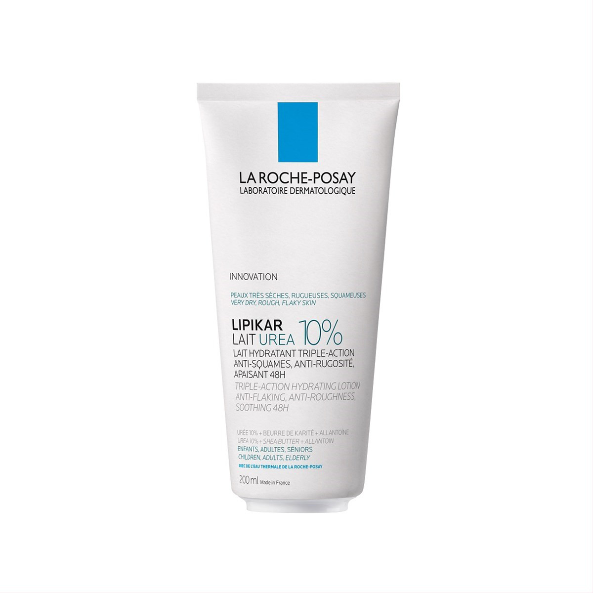 LRP LIPIKAR LAIT UREA 10 %, drėkinamasis losjonas, 200ml