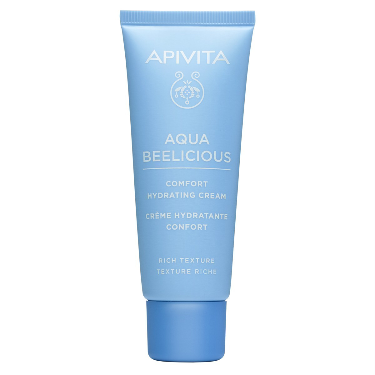 APIVITA AQUA BEELICIOUS COMFORT, veido kremas sausai odai, 40 ml