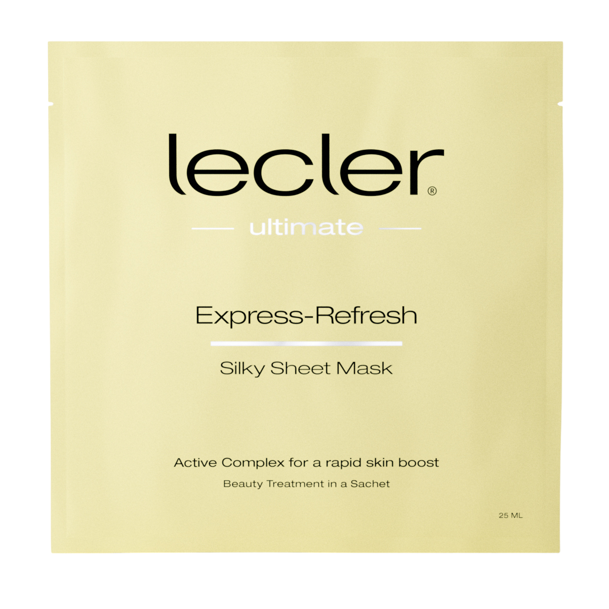 Greito poveikio šilkinė lakštinė veido kaukė LECLER „Express-Refresh“