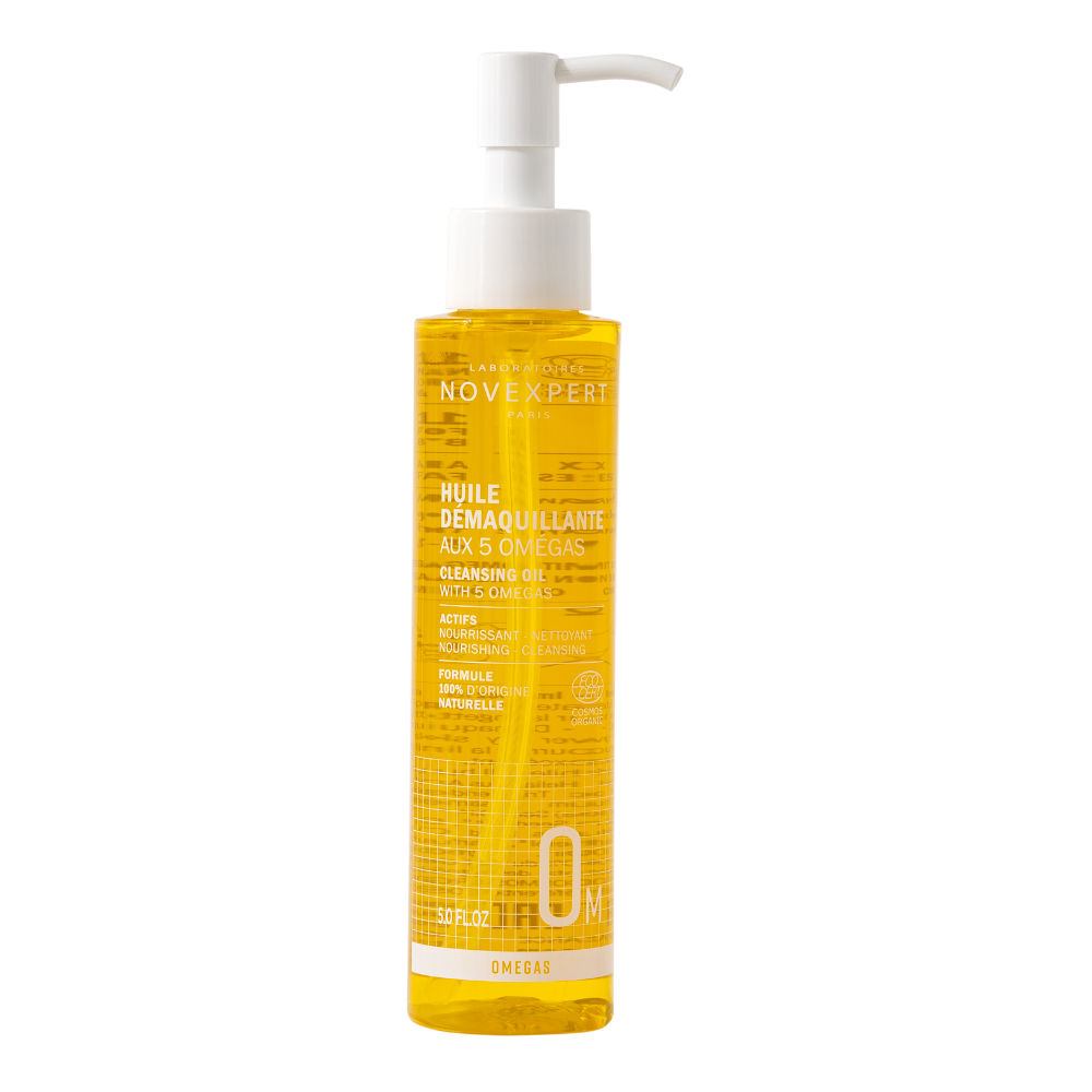 NOVEXPERT aliejinis makiažo valiklis su 5 rūšių Omega rūgštimis, 150 ml