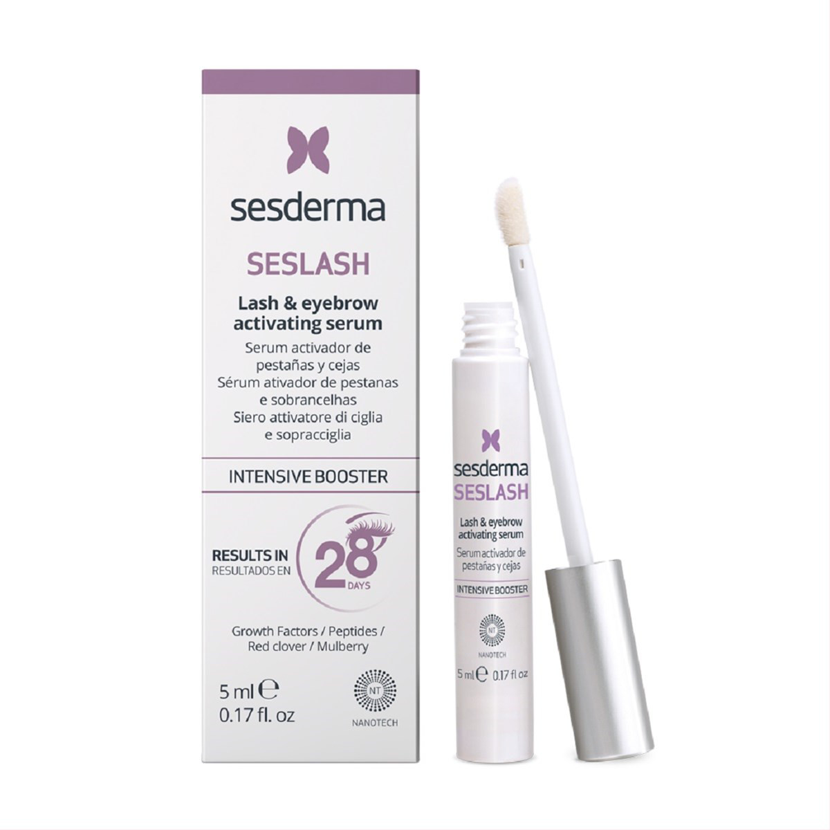 SESDERMA SESLASH, blakstienų ir antakių augimą skatinantis serumas, 5 ml